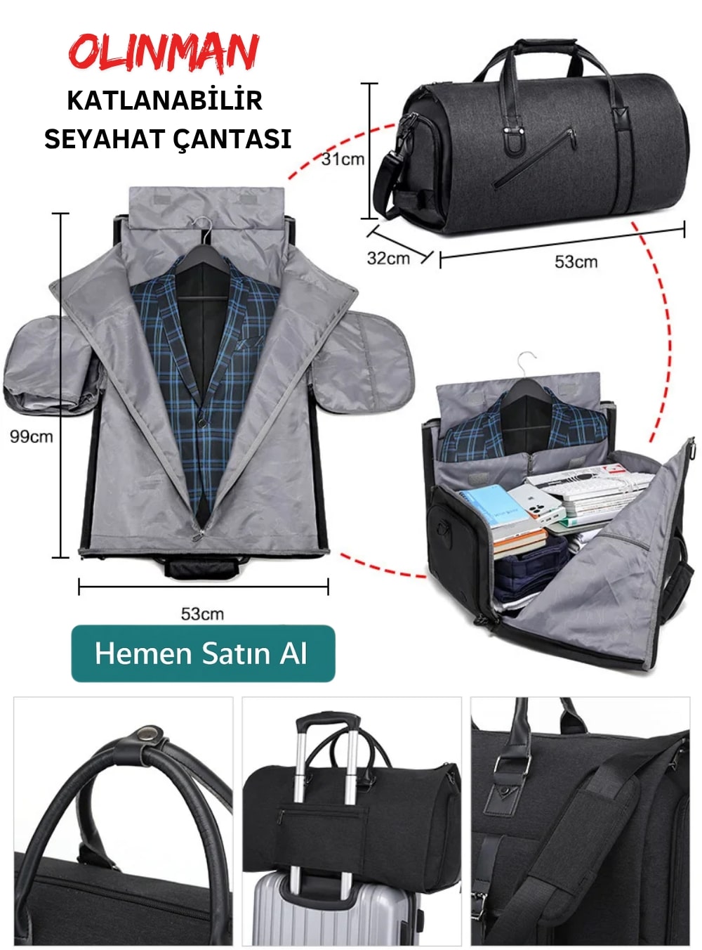 Katlanabilir Seyahat Çantası