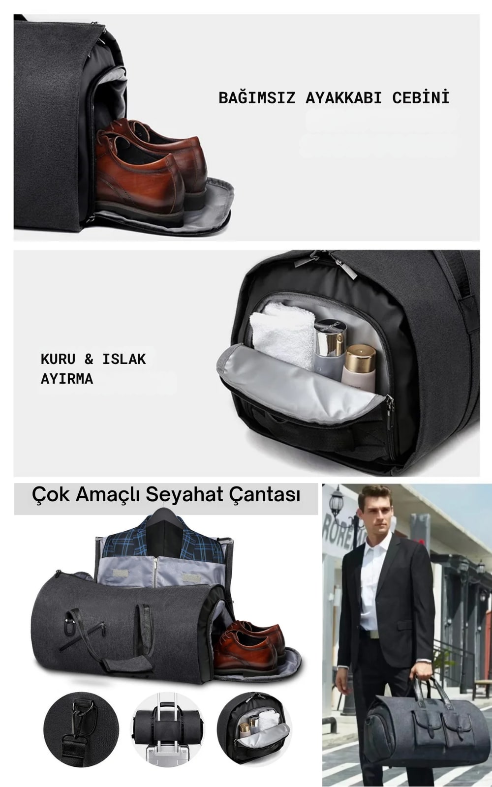 Katlanabilir Seyahat Çantası