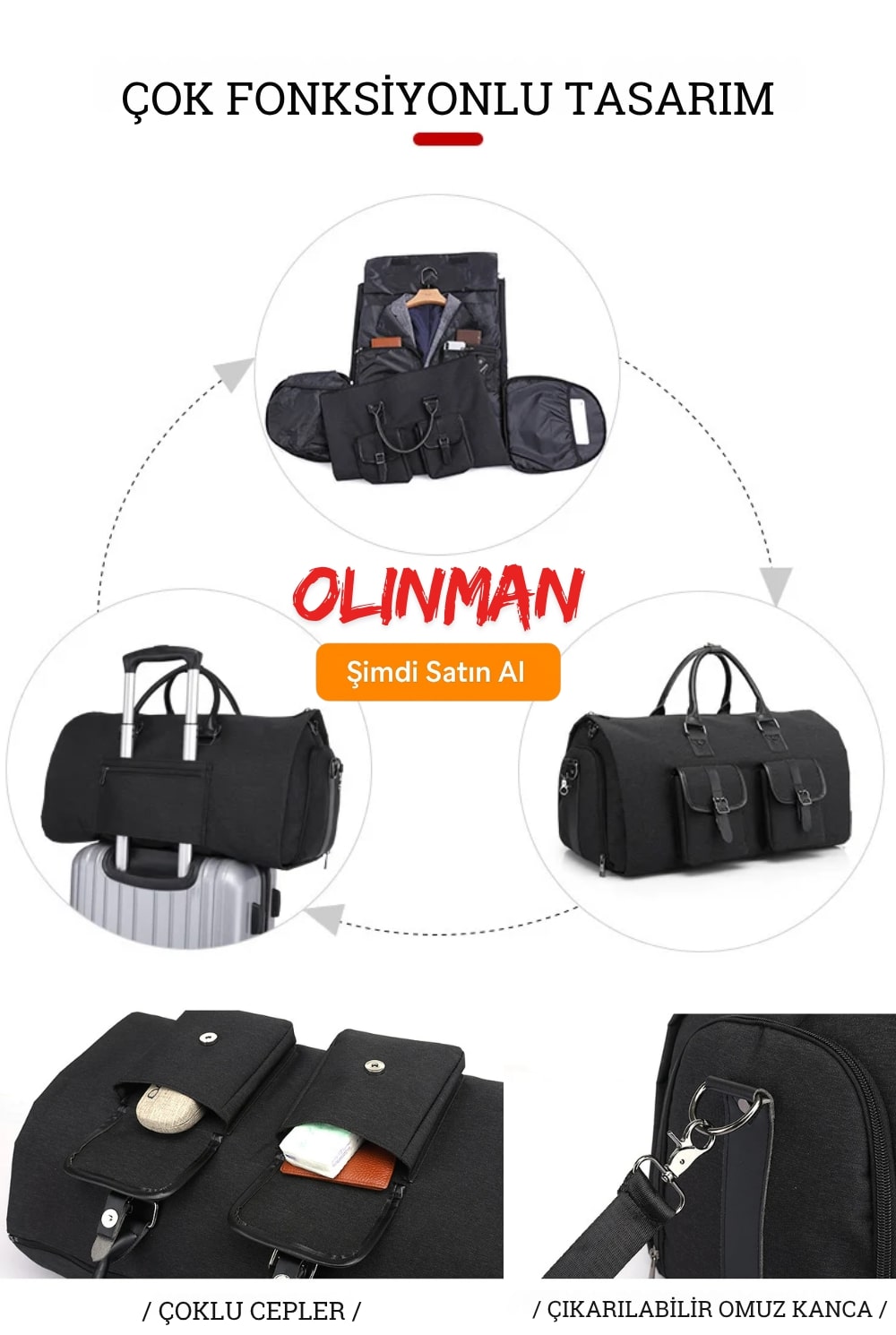 Katlanabilir Seyahat Çantası